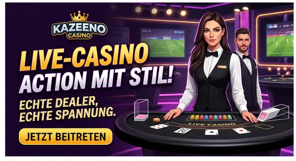 Kazeeno Live Casino Spiele